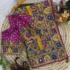 Launching SS1010 5605 Chinon Printed Zari Mirror Work Saree 2026