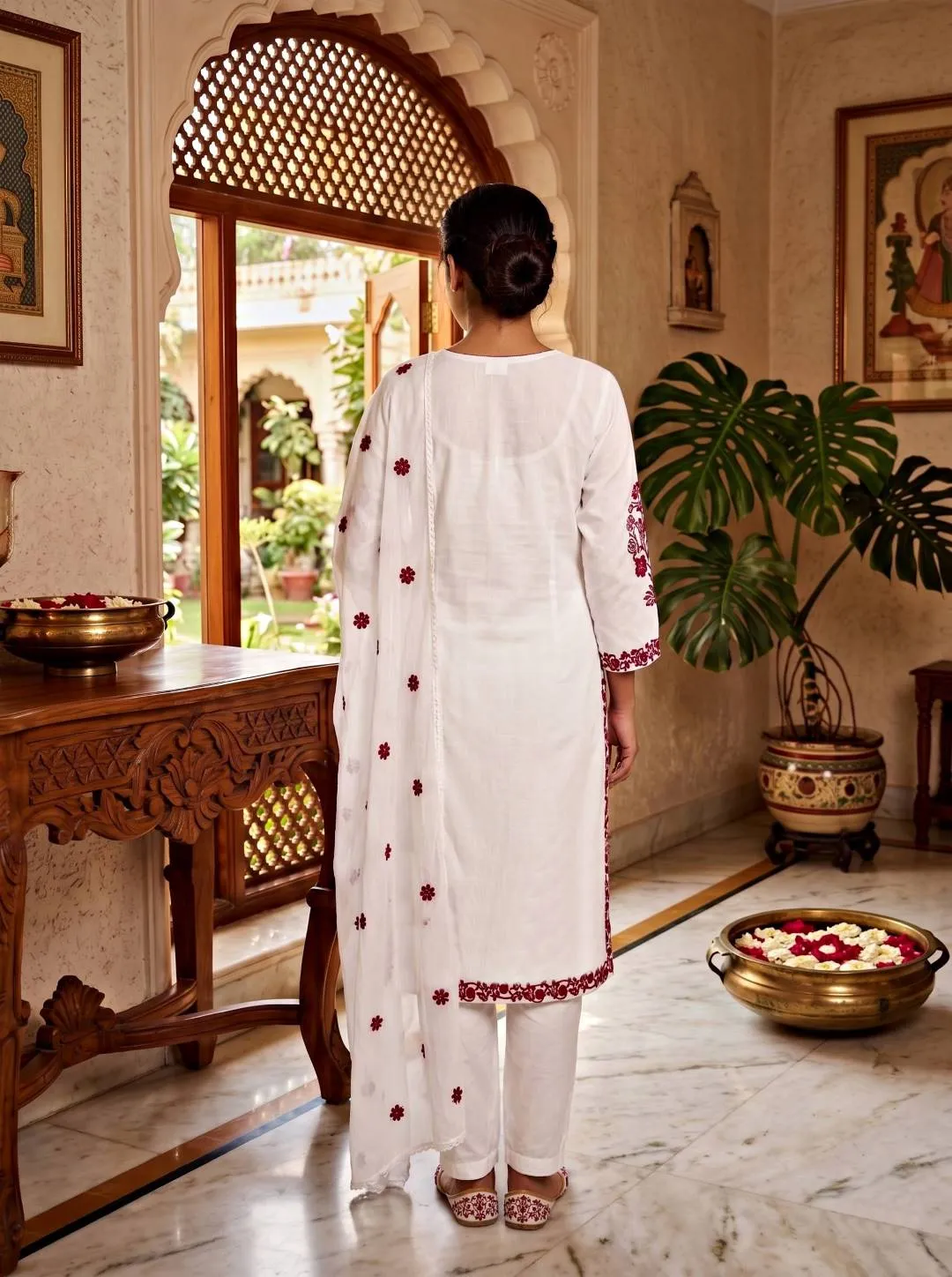 Launching DKT 5180 Rayon Cotton Thread Embroidery Work Readymade Dress 2026