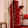 Latest Deepika 6040 Roman Silk Thread Work Wedding Pakistani Kurti Palazzo Dupatta Set 2026