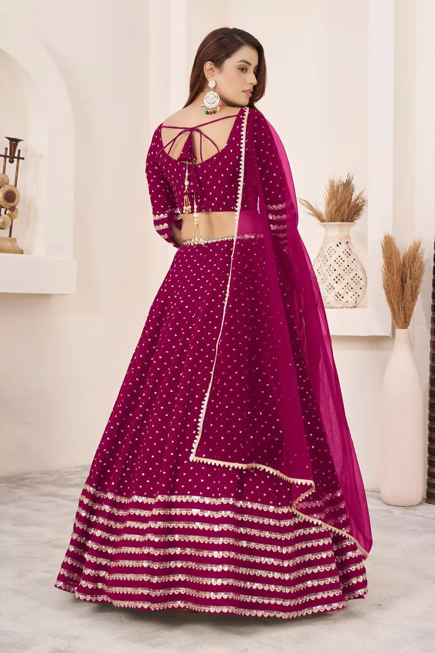 Buy Zeel 5074 Georgette Embroidery Work Lehenga Choli Exporters in India 2026