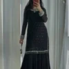 Launching Sabina 5353 Georgette Designer Embroidery Sequence Work Party Wear Gharara Suit 2026