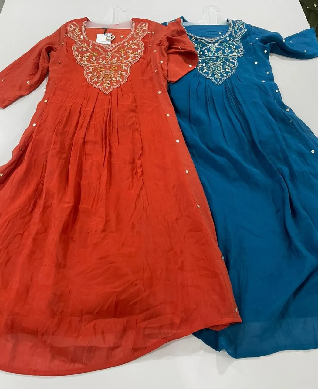 Beautiful AEA Mul Chanderi Fancy Hand Work Readymade Dress Collection 2026