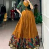 Launching WMN 5014 Chanderi Zari Weaving Work Festive Gown Wholesale 2026
