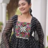 Beautiful Moni 5074 Laheriya Printed Gamthi Work Navratri Top Skirt Collection 2026