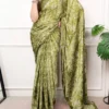 Beautiful WMN 7403 Kashviya Satin Silk Mirror Work Trending Party Wear Saree 2026