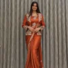 Madhuri 237 Satin Embroidery Ready To Wear Saree Wholesale Surat