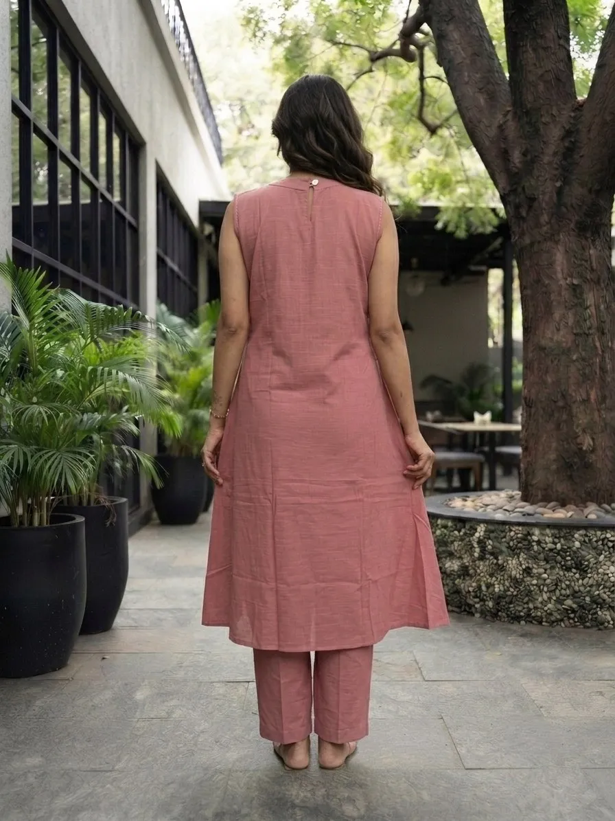 Stylish Shiv 2014 Cotton Hand Work Office Wear Co Ord Set 2026