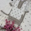 Buy C585 1484 Georgette Zari Embroidery Work Gharara Suit With Dupatta 2026