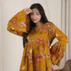 Buy RRD Breathable Fuchsia Floral Printed Trending Style Top For Women 2026