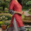 Launching RRD Cotton Printed Foil Work Festival Kurti For Women 2026