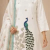 RRD Chinon Embroidery Work Printed Trending Readymade Dress