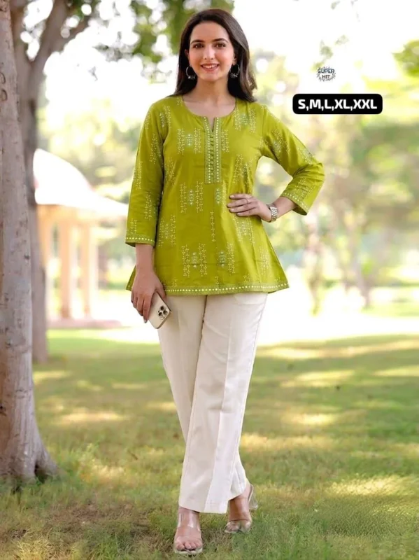 Launching Laxmy 1122 Cotton Jaipuri Printed Short Top Collection 2026