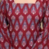 RRD Fuchsia Floral Stylish Short Kurti Online Shopping