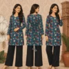 Beautiful Aawiya Rayon Printed Work Office & Daily Wear Short Kurti 2026