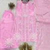 Stylish BV 479 Jimmy Choo Embroidery Party Wear Baby Pink Readymade Dress 2026