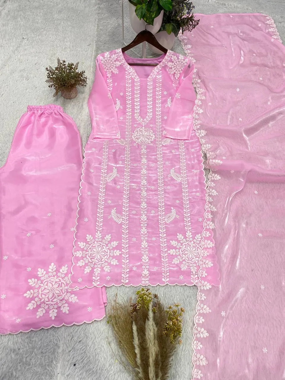 Stylish BV 479 Jimmy Choo Embroidery Party Wear Baby Pink Readymade Dress 2026