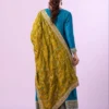 Latest Beauty J 1026 Vichitra Silk Embroidery Anarkali Gown Pant With Dupatta Set 2026