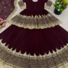 Beautiful Sabina Georgette Embroidery Sequence Work Party Wear Top Skirt With Dupatta 2026