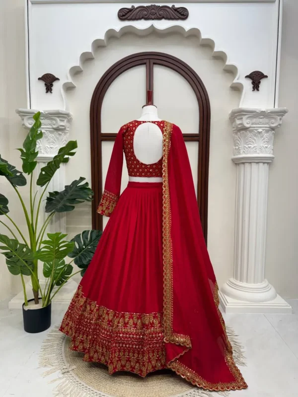Beautiful Deepika 404 Vichitra Silk Thread Sequence Work Festival Lehenga Choli 2026