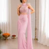 Beautiful BDB 82 Crepe Silk Embroidery Work Ready To Wear Saree Exporter in India 2026