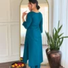 Stylish ATQ Cotton Reva Embroidery Sequence Work Readymade Dress Collection 2026
