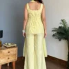 Beautiful FFD 1019 Georgette Embroidery Thread Work Kurti Palazzo With Dupatta Set 2026