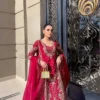 Beautiful C585 1487 Chinon Embroidery Work Wedding Sharara Suit With Dupatta 2026