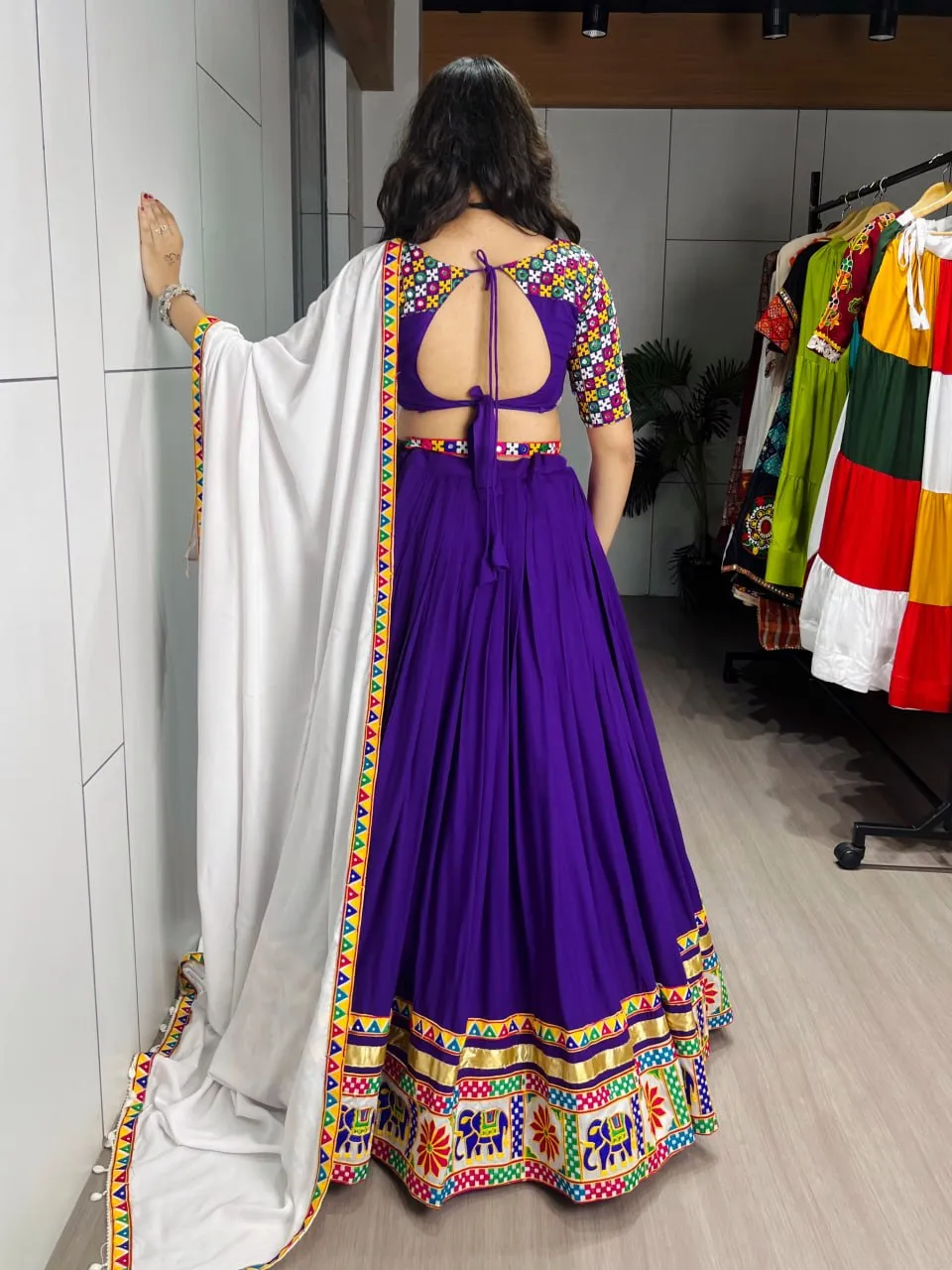 Stylish WMT 7710 Shyama Rayon Cotton Embroidery Navratri Chaniya Choli Collection 2026