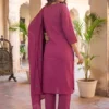 Stylish Shiv 3015 Cotton Embroidery Work Kurti With Bottom Dupatta Wholesale Market in Surat 2026