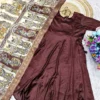 Buy Kiara Vichithra Silk Anarkali Gown With Kalamkari Dupatta Set for Women 2026