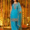 Stylish DKT 5166 Fandy Silk Sequence Embroidery Work Festival Sharara Suit With Dupatta 2026