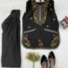 Launching Deepika 6043 Rayon Thread Work Black Farshi Salwar Suit 2026