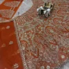 SBD 1859 Net Embroidery Work Orange Lehenga Choli Wholesale Market