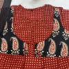 ATQ Jaipuri Cotton Hand Work Jacket Style Gown Pant Dupatta Set