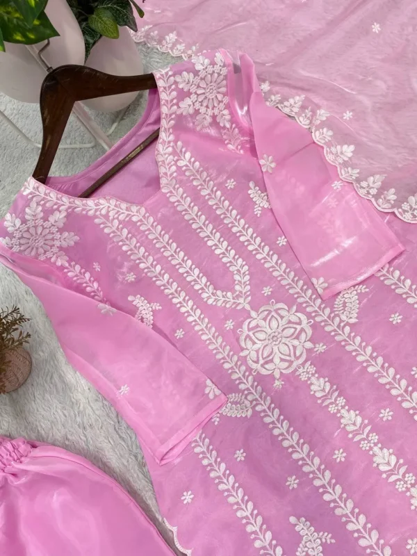 Stylish BV 479 Jimmy Choo Embroidery Party Wear Baby Pink Readymade Dress 2026
