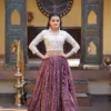 Stylish Moni 5070 Cosmos Embroidery Work Lehenga Blouse Wholesaler in Surat 2026