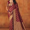Latest LFK 5358 Banarasi Soft Silk Zari Work Festival Saree 2026