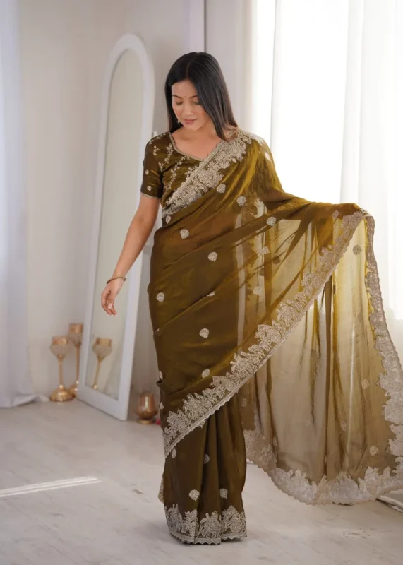 Buy Mohini 8002 Fandy Zari Embroidery Work Party Wear Saree Online Shopping Surat 2026