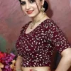 Beautiful Ananya geometric Hand Embroidery Work Trending Party Wear Stretchable Big Size Blouse 2026
