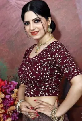 Beautiful Ananya geometric Hand Embroidery Work Trending Party Wear Stretchable Big Size Blouse 2026