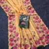 Beautiful WMS Tabby Silk Printed Hand Work Festival Saree Supplier in Surat 2026