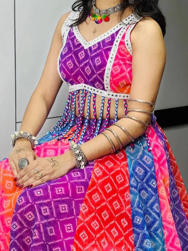 Beautiful WMT 7709 Tara Printed Kali Work Navratri Garba Chaniya Choli 2026