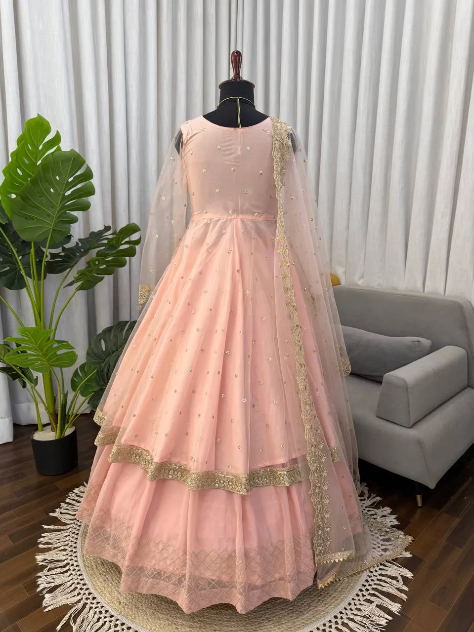 Deepika 5991 Georgette Sequence Work Wedding Gown Lehenga