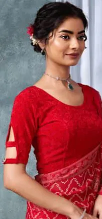 Latest Rajkumari Georgette Fabulous Work Stretchable Blouse Online Shopping 2026