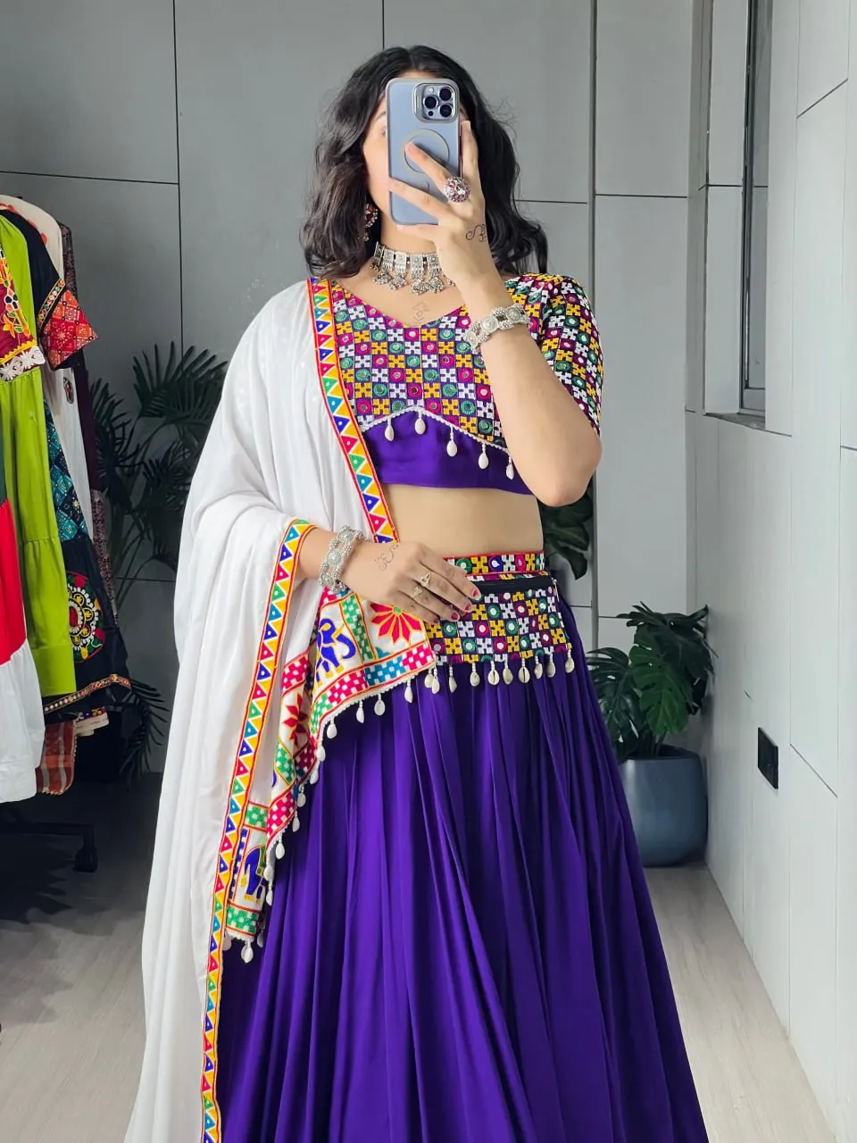 Stylish WMT 7710 Shyama Rayon Cotton Embroidery Navratri Chaniya Choli Collection 2026