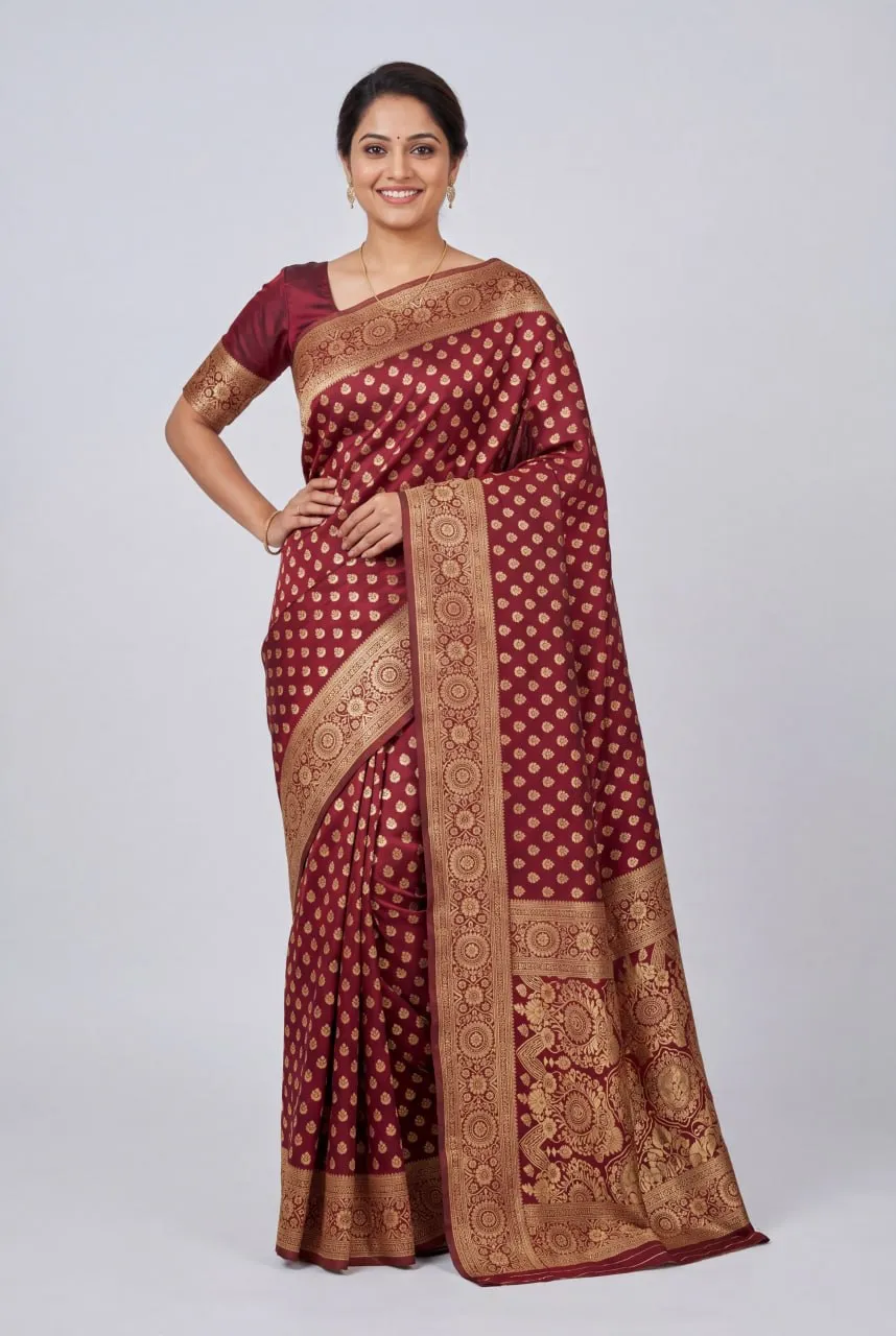 LFK 5359 Banarasi Soft Silk Zari Work Festival Saree Wholesale Market in Surat