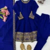 Deepika 6047 Chinon Thread Sequence Work Party Wear Anarkali Gown