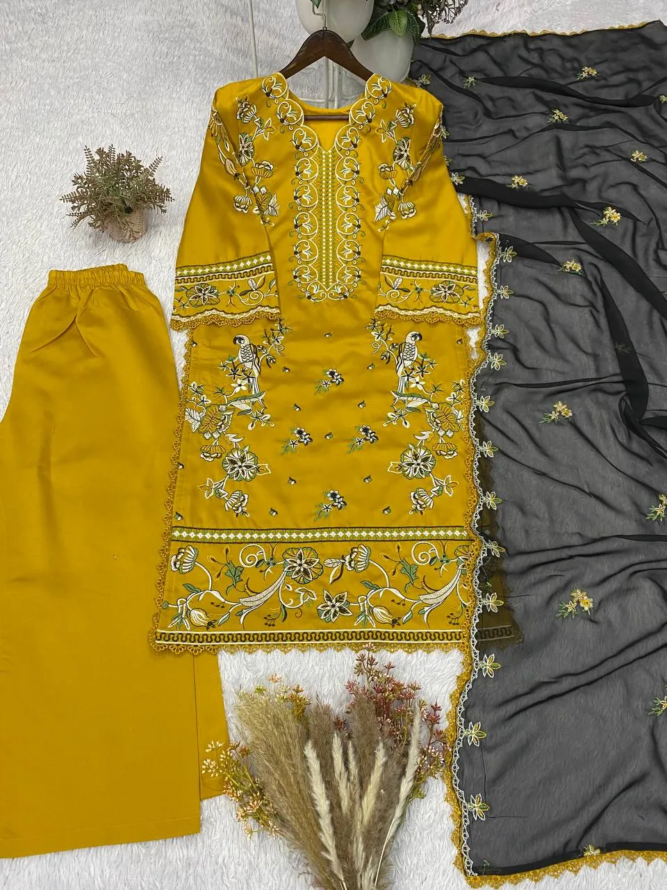 BV 480 Roman Embroidery Work Designer Readymade Dress in Surat