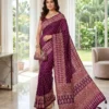 Launching RBC Gajji Silk Ajarakh Printed Festival Mirror Work Saree 2026