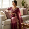 Stylish SS1010 5568 Fandy Chiffon Embroidery Work Saree Exporters Online 2026